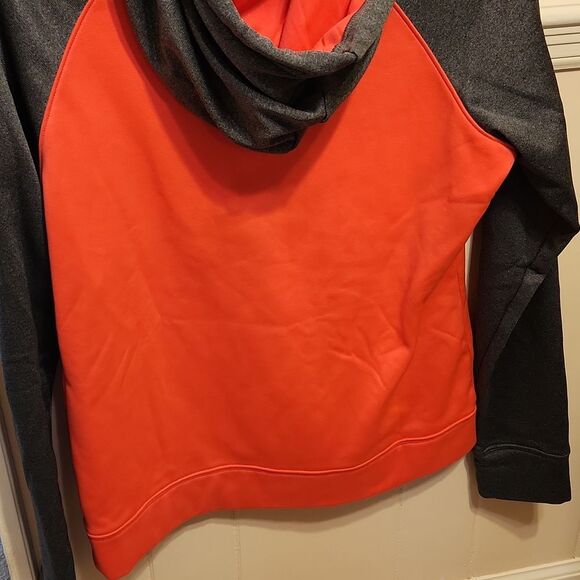 Under Armour Women's Semi-Fitted Pullover Hoodie Bright Pink & Gray Size M - Picture 8 of 10